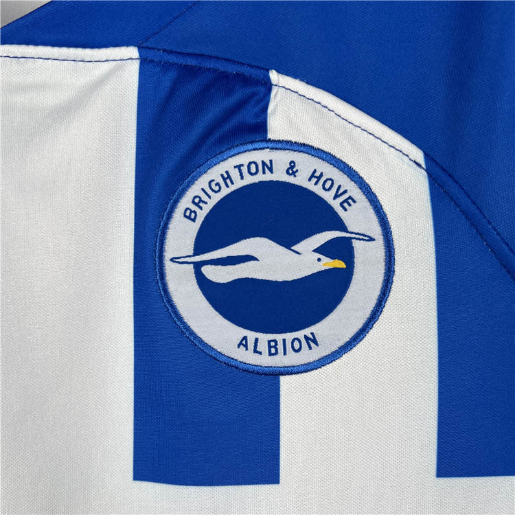 Brighton&Hove Albion 23/24 Home Soccer Jersey Football Shirt - Click Image to Close